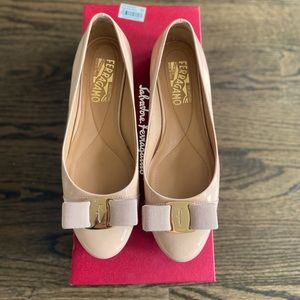 Salvatore Ferragamo Varina Patent Ballet Flats